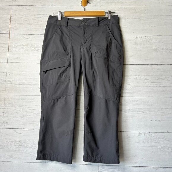 Columbia Sportswear Pants Womens Size 8 Dark Gray Hiking Capri Outdoor Gorpcore - Picture 5 of 16